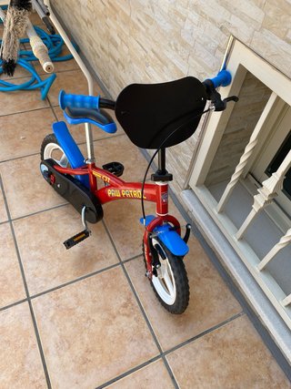 Bicicleta Infantil Paw Patrol Roja