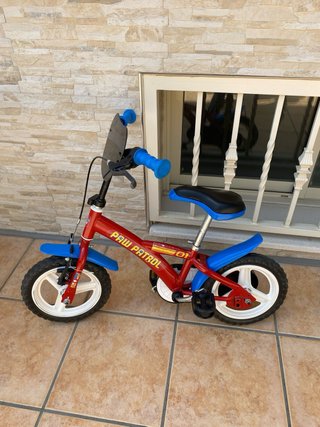 Bicicleta Infantil Paw Patrol Roja