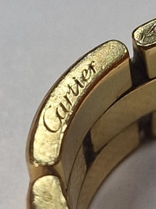 Anillo Cartier Maillon Panthere Oro y Diamantes