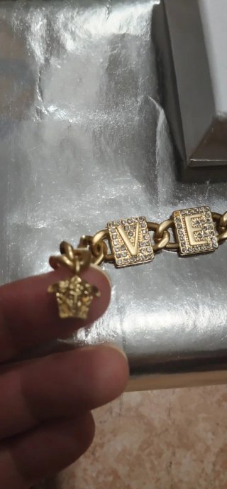Pulsera Versace Oro y Plata