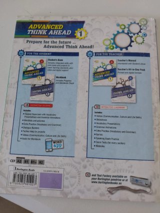 1° ESO INGLÉS BILINGÜE Advanced 1 Think Ahead