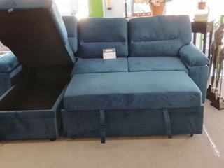 Sofá chaise longue cama con arcón