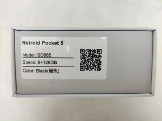Retroid Pocket 5 Negro Precintado