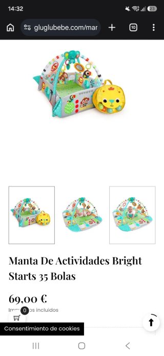 Parque infantil con accesorios
