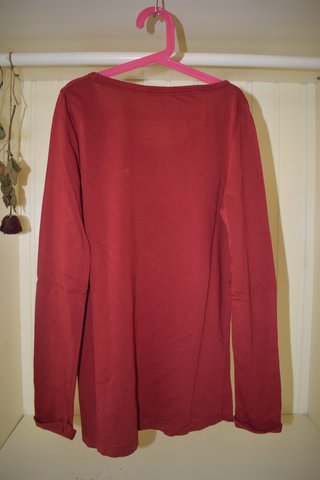 Camiseta Springfield Roja Manga Larga Talla M
