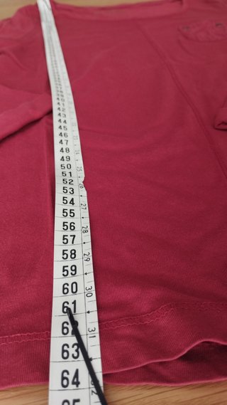 Camiseta Springfield Roja Manga Larga Talla M