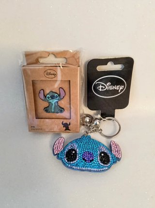 Pack Pin Y Llavero Disney Stitch