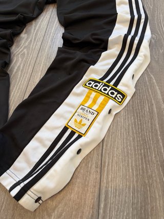 Pantalon Adidas Originals Adibreak Negro Amarillo