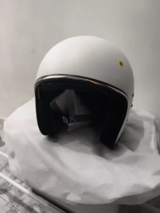 Casco Moto MITT 750-2 Blanco Talla M