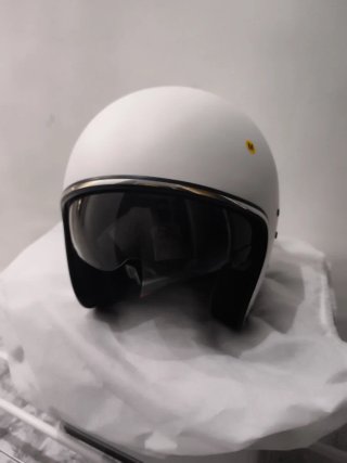 Casco Moto MITT 750-2 Blanco Talla M