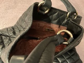 Bolso Carolina Herrera Negro Acolchado