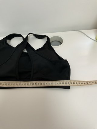 Sujetador deportivo Adidas negro