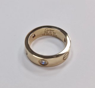 Anillo Cartier Love Oro 750 Talla 53 ORIGINAL