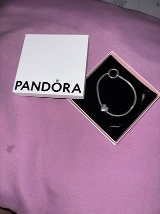 Pulsera Pandora Corazón Plata