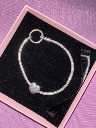 Pulsera Pandora Corazón Plata