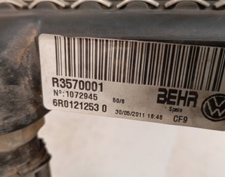Radiador volkswagen 491478 6r0121253 0 polo (6r1)