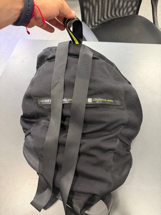 Chaqueta Moto Negra con Capucha