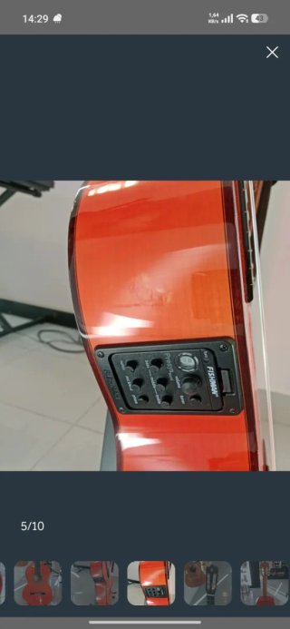 Guitarra Alhambra 4fG amplificada