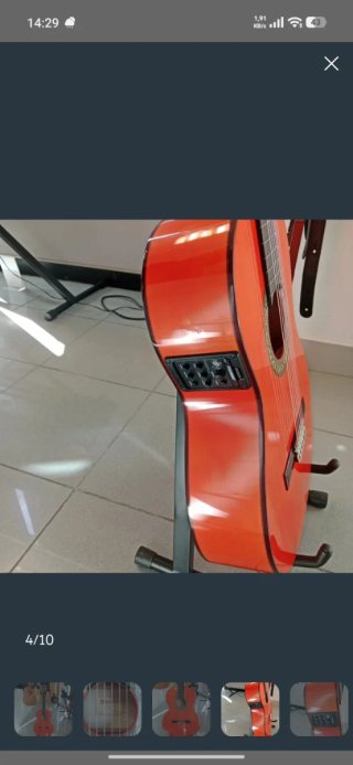 Guitarra Alhambra 4fG amplificada