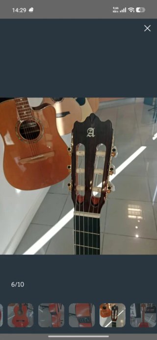 Guitarra Alhambra 4fG amplificada