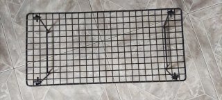 Griglia porta scarpe in metallo nero