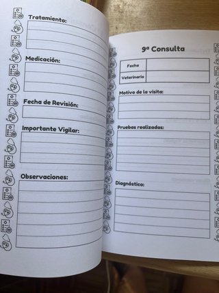 Cuaderno Control Veterinario Gato