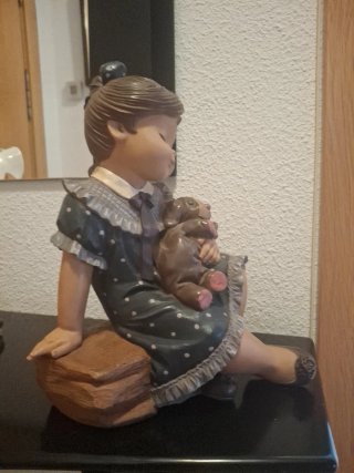 Figura Nadal Niña con Perro