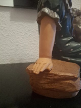 Figura Nadal Niña con Perro
