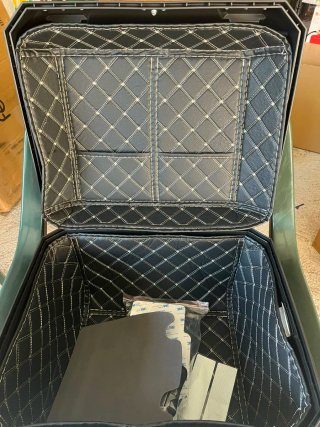 Maleta moto negro