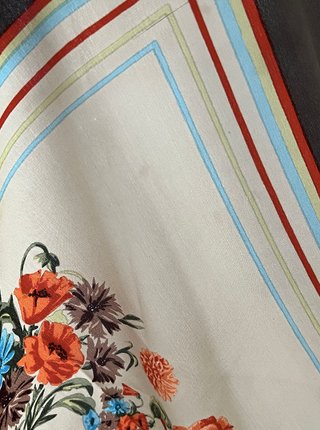 Pañuelo floral vintage de Jacqmar