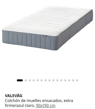 Chollo! Colchón Ikea VALEVÅG 90x190