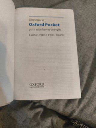 Diccionario Oxford Pocket Para Estudiantes de I...