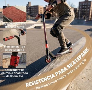 Patinete Freestyle con Rodamientos ABEC-9