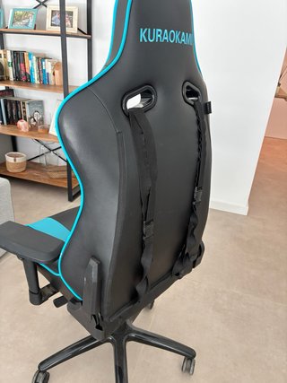 Silla Gaming Kuraokami Negra y Azul