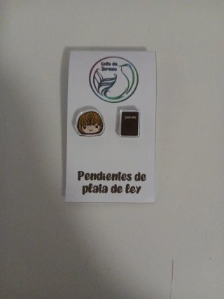 Pendientes Death Note Plata de Ley