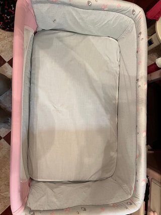 Cuna colecho portátil Chicco rosa