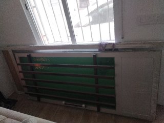 Puerta de aluminio con cristal