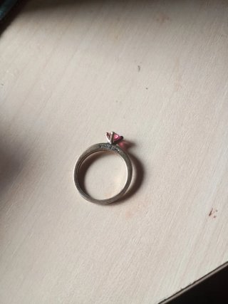 Anillo Pandora Corazón Rojo Talla 56