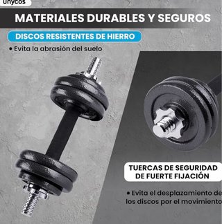 Mancuernas Ajustables 3 en 1