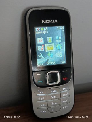 Teléfono Móvil Nokia Vintage Nokia 2330-c plateado