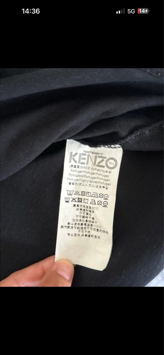 Camiseta Kenzo Negra con Ojo