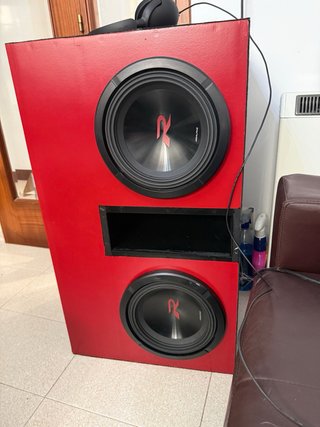 Altavoces car audio y etapa