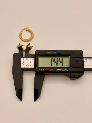 Pendientes de Oro Tipo Aro 9k 1.48GR
