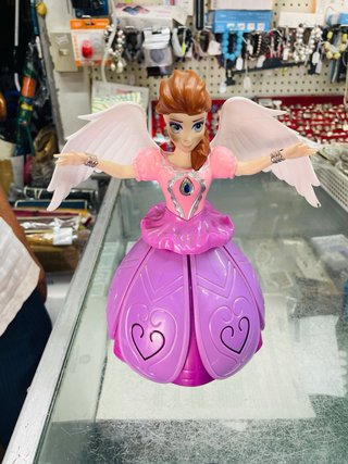 Bambola Principessa Ali Luci LED Giocattolo
