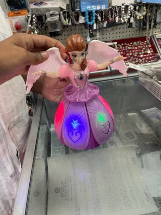 Bambola Principessa Ali Luci LED Giocattolo