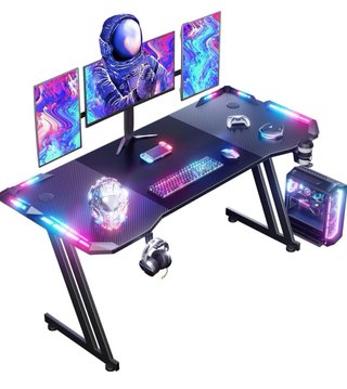 Mesa Gaming RGB con las luces RGB