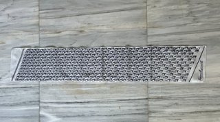 Pañuelo estampado blanco y azul