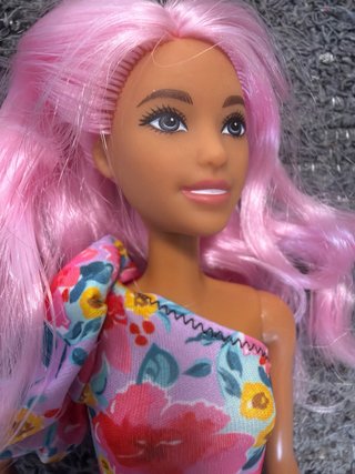 Barbie Fashionista Muñeca Pelo Rosa