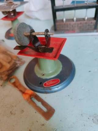 Máquina de vapor Wilesco antigua