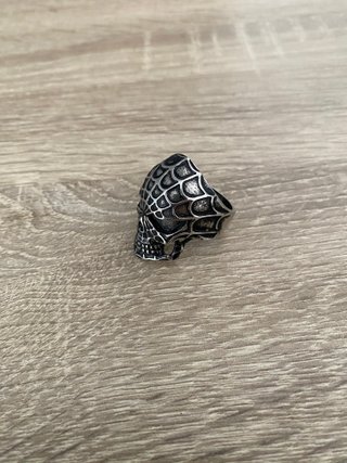 Anillo Calavera Spider-Man Acero